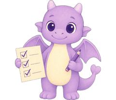 Igo the reading coach dragon showing a kid's reading progress chart